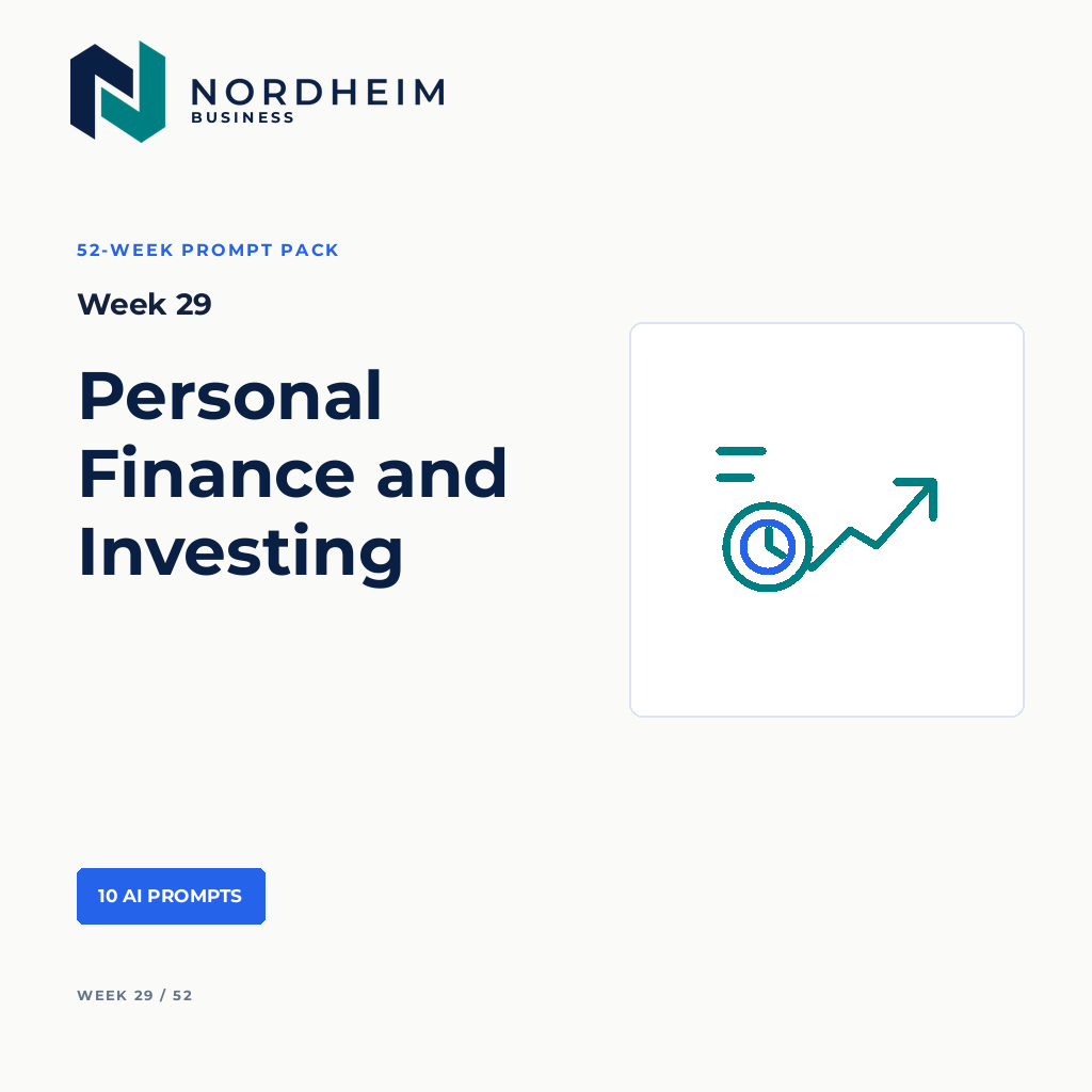 Week 29 | Personal Finance and Investing — 10 AI Prompts