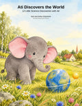 Cover illustration for Ati Discovers the World, English reading version